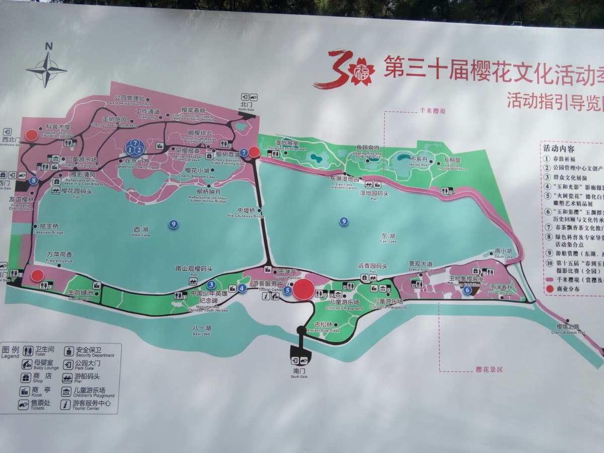 玉淵潭公園游覽櫻花景點(diǎn)及線路